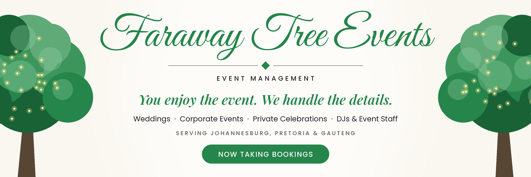 Faraway Tree Events: Full Event Planning in Johannesburg